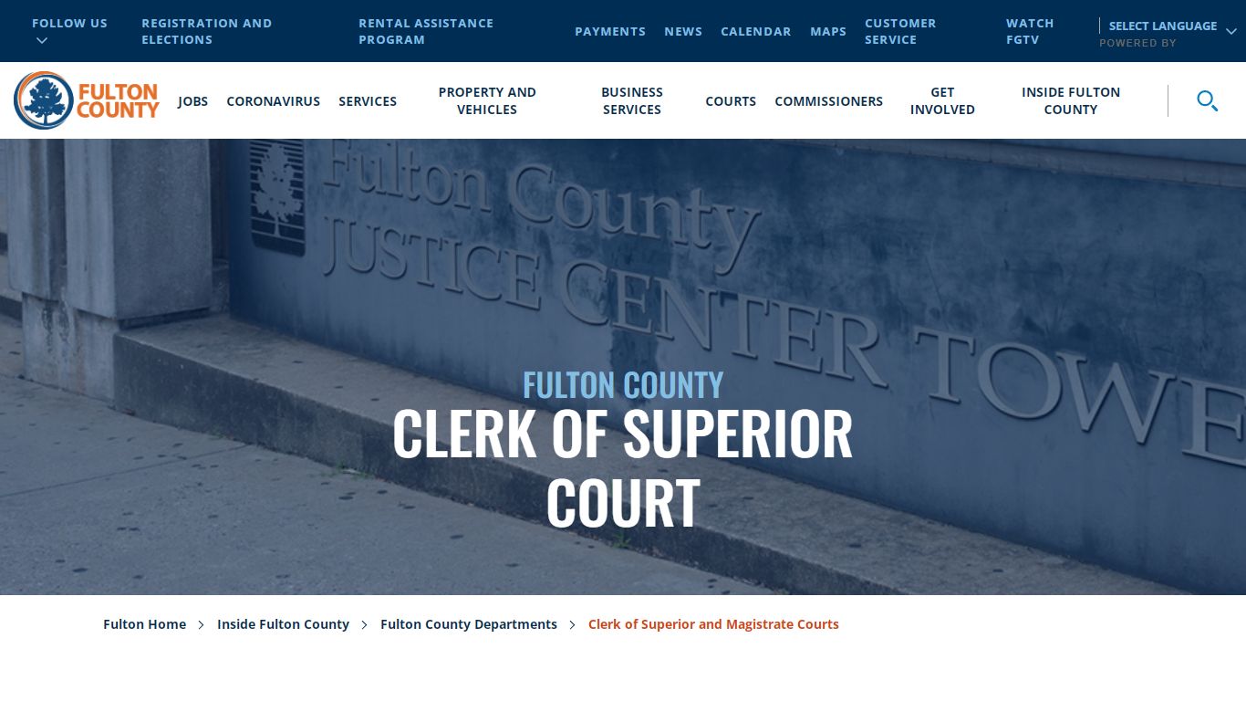 Clerk of Superior and Magistrate Courts - Fulton County, Georgia