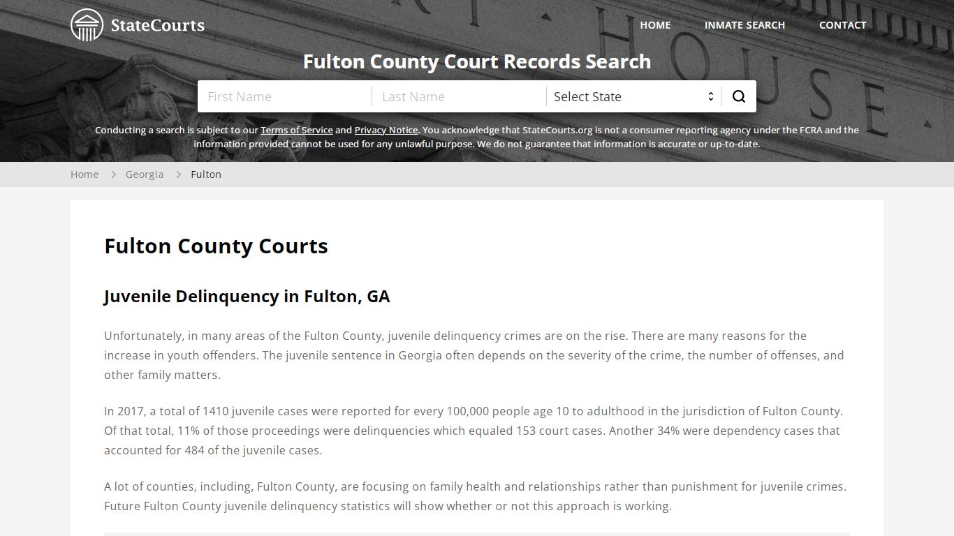 Fulton County, GA Courts - Records & Cases - StateCourts